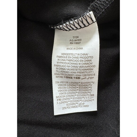 Boden Casual Black Twist Front Shirt Size 20 Classic Blouse Grunge Basic Top - Picture 5 of 6